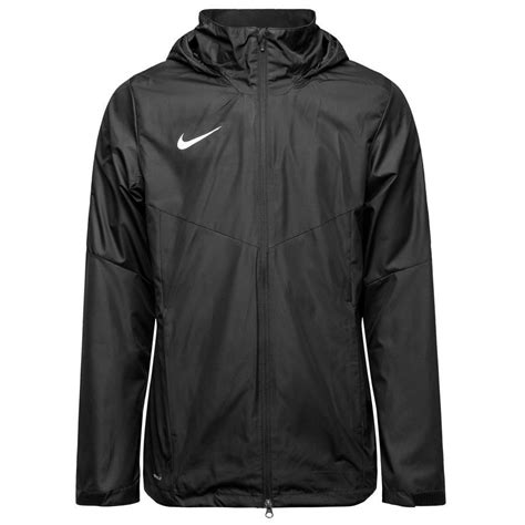 nike jas met capuchon academy 18 sdf zwart/wit|Nike Academy waterafstotend voetbaljack met capuchon voor heren.